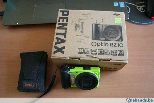 Pentax Optio RZ10 lime, TV, Hi-fi & Vidéo, Appareils photo numériques, Utilisé, Pentax, Enlèvement