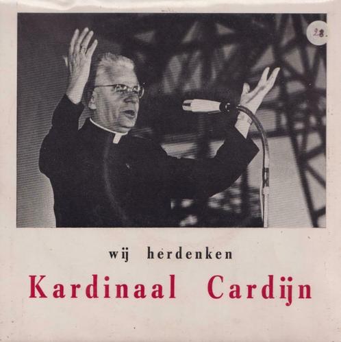 Wij herdenken Kardinaal Cardijn - Single, CD & DVD, Vinyles Singles, Single, Méditation et Spiritualité, 7 pouces, Enlèvement ou Envoi