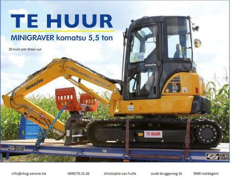 te huur kraan 5.5 ton, Services & Professionnels, Location | Outillage & Machines