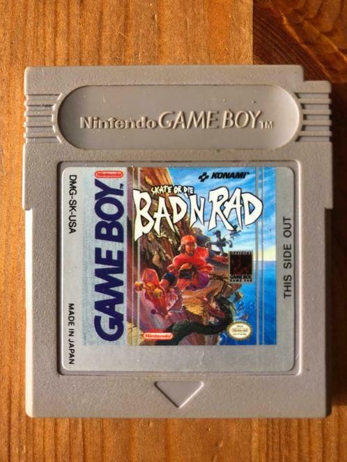 Skate or Die Bad 'N Rad - losse cart (Nintendo Game Boy), Consoles de jeu & Jeux vidéo, Jeux | Nintendo Game Boy, Comme neuf, Sport