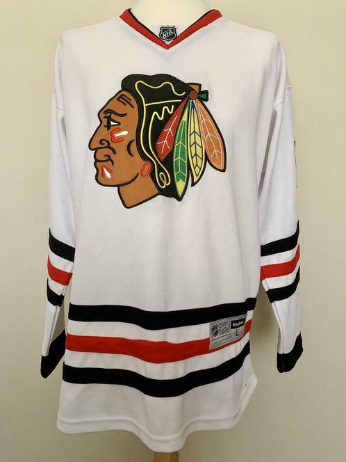 Chicago Blackhawks Corey Crawford NHL Reebok hockey shirt, Sports & Fitness, Hockey sur glace, Utilisé, Vêtements