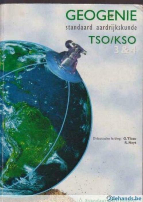 Geogenie standaard aardrijkskunde TSO/KSO 3 en 4, Livres, Livres scolaires, Géographie, Enlèvement