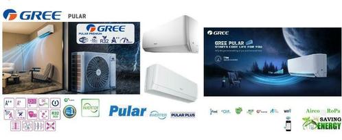Gree Pular PULSE  inverter Warmtepomp  Wifi R32  2,5kw - 7kw, Elektronische apparatuur, Airco's, Nieuw, Wandairco, 100 m³ of groter