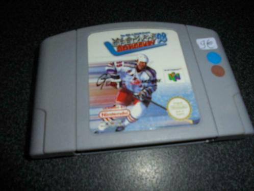 Nintendo 64 Wayne Gretzky's 3D Hockey 98 (orig), Consoles de jeu & Jeux vidéo, Jeux | Nintendo 64, Utilisé, Sport, Enlèvement ou Envoi