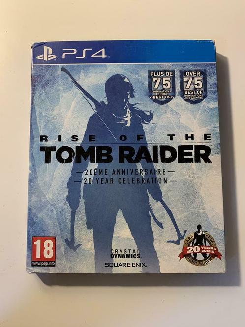 PS4 - Rise of The Tomb Raider 20eme anniversaire quasi neuf!, Games en Spelcomputers, Games | Sony PlayStation 4, Zo goed als nieuw