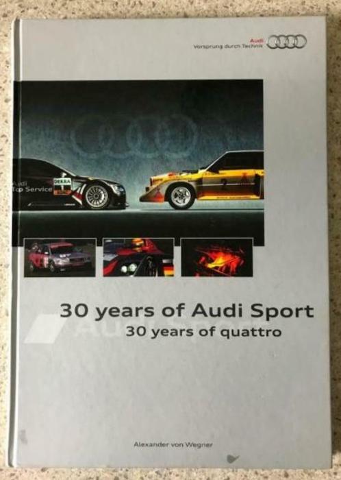 30 years of Audi sport - 30 years of quattro, Boeken, Auto's | Boeken, Gelezen, Audi, Ophalen of Verzenden
