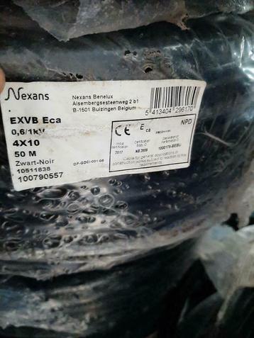 exvb 4x10mm2 rollen 50m €200/stuk = €4/meter nog 11 rollen