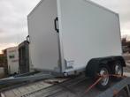 Gesloten aanhangwagen van 3m x 1.50m x 1.50m - dubbelas