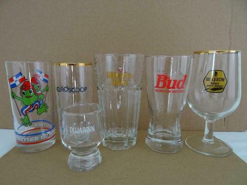 Vintage bierglas drankglas collectie bierglazen ook los t.k., Verzamelen, Biermerken, Zo goed als nieuw, Glas of Glazen, Leeuw