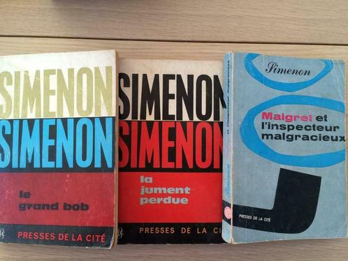 Georges Simenon - 2 thrillers, Livres, Thrillers, Utilisé, Belgique, Enlèvement ou Envoi