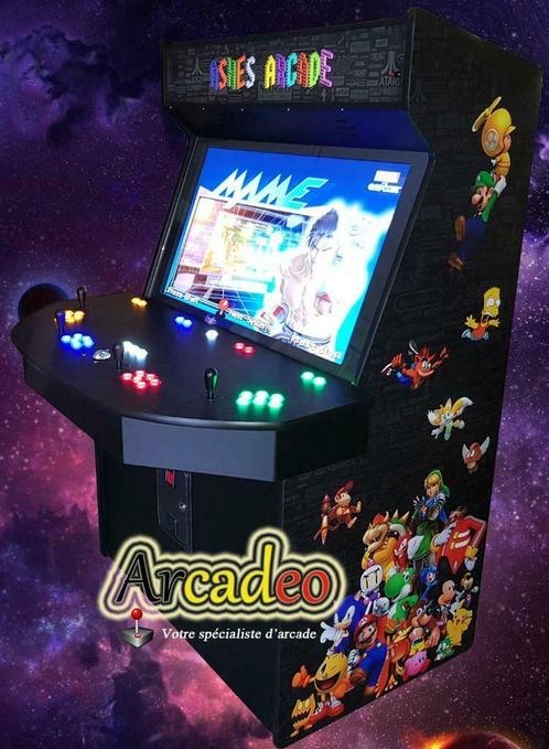Borne d'arcade - Ultimate 4 joueurs 40" - "Arcadeo", Consoles de jeu & Jeux vidéo, Consoles de jeu | Autre, Neuf, Enlèvement ou Envoi