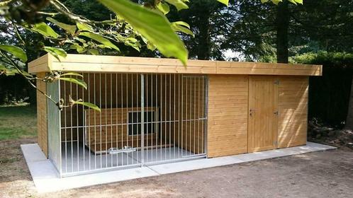 houten hondenren   tuinhuis - maatwerk - Model JARO - Nieuw, Animaux & Accessoires, Accessoires pour chiens, Neuf, Enlèvement ou Envoi