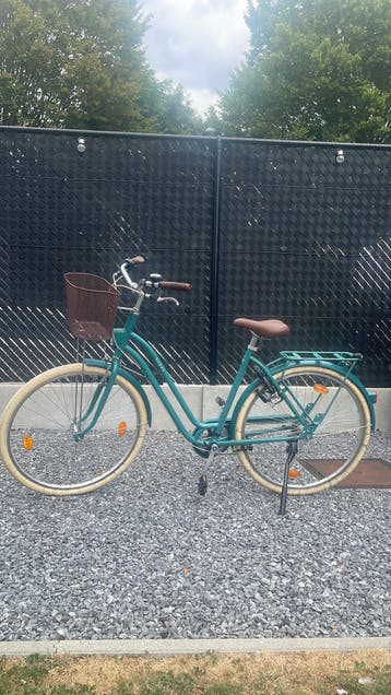 ELOPS Stadsfiets 520 laag frame groen