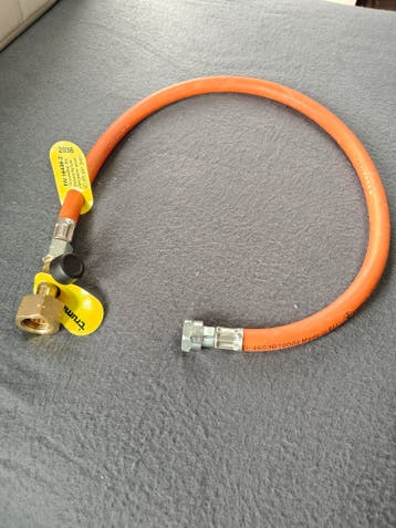Camper gas leiding