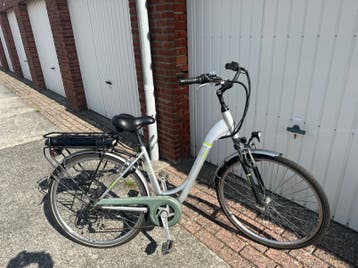 Elektrische fiets met nieuwe batterij