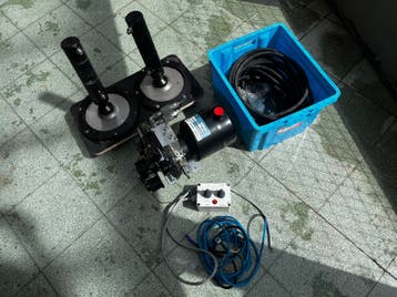 Hydraulische set en steunen