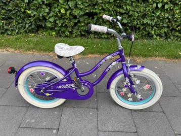 Electra 16 inch meisjes fiets paars