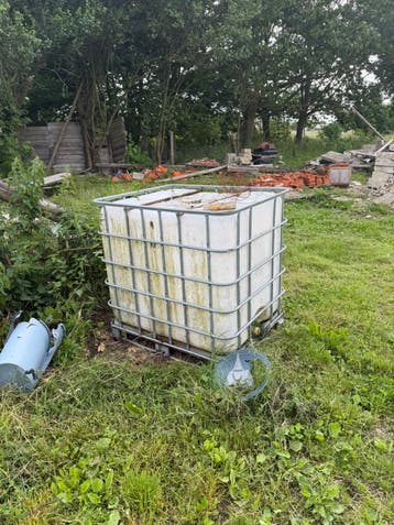 IBC Container. Geen deksel.
