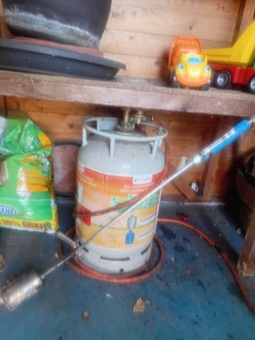 gasflessen onkruidbrander