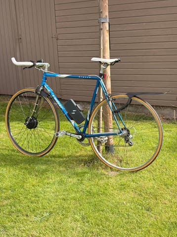 Vintage race fiets e-bike (Elektrische Swytch kit)