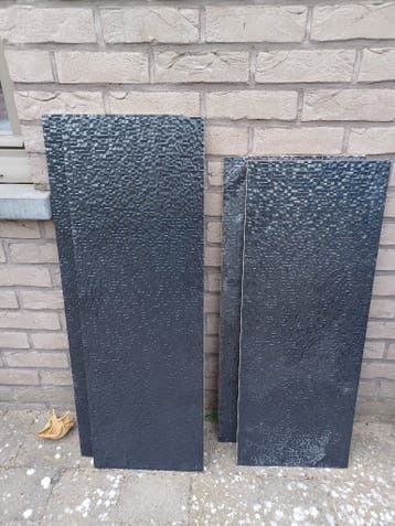 Gratis zwarte wandtegels