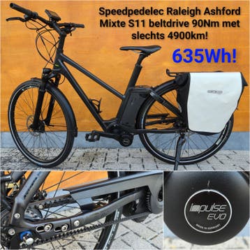 Raleigh Ashford Mixte S11 L 4900km Belt speedpedelec