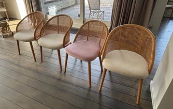 4 Maisons du Monde-stoelen om te doneren