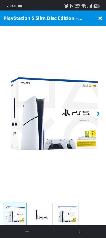 PlayStation 5 a vendre encore sous garantie