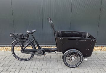 Prachtige Vogue Carry 3 elec Driewielbakfiets Mat zwart