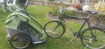 fiets en fietskar