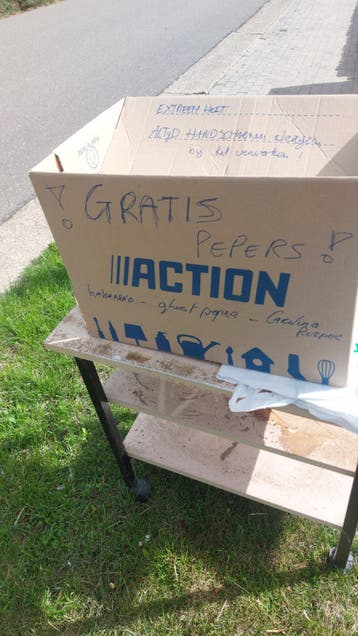 gratis hete pepers!
