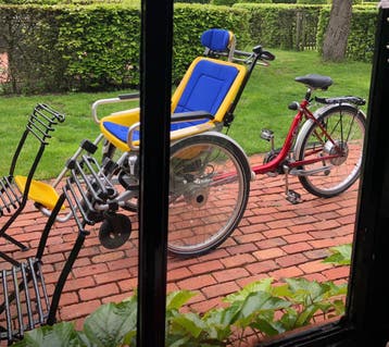 Rolstoelfiets elektrisch Huka Duet