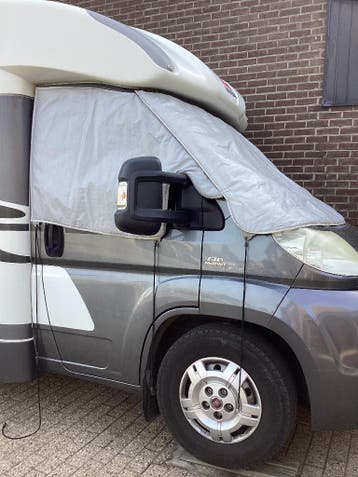 Hoes voorruit motorhome
