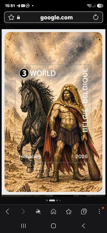 Gezocht rode Hercules en Althena