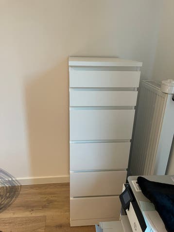 Wit Ladenkast ikea Malm moet dringend weg