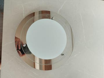 Plafondlamp 2 stuks en 4 leeslampjes voor caravan of camper.