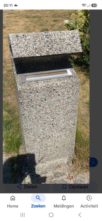 Brievenbus beton