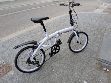 Plooifiets wit
