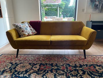 Gratis Okergele zetel - H 78cm - B 1m81 - D 73 cm