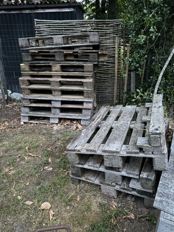 Gratis kapotte europaletten
