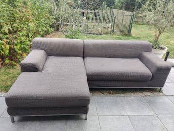 Grijze hoekzetel GRATIS - voor speelkamer, jeugdbeweging,...