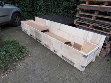 lange houten kist 335 x 59 x45