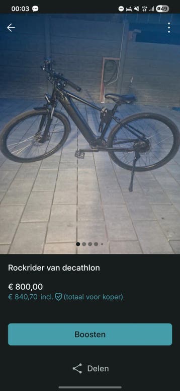 Elektrische hybride fiets e actv 100