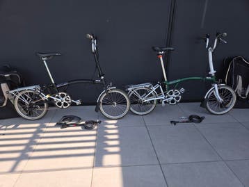 2 Brompton fietsen in uitstekende staat