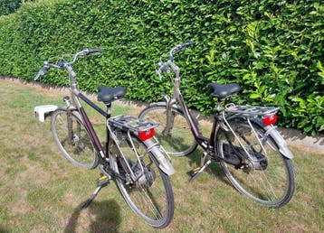 2 fietsen Sparta Amphion dames en heren
