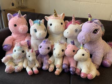 Eenhoorn knuffelcollectie