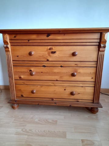 grenen commode kastje