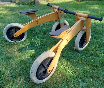 2 kinderfietsen Wishbone