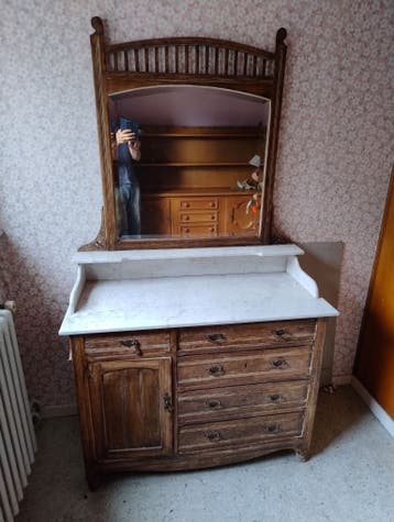 3 kasten en tafeltje - Gratis ophalen