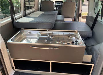 7 persoons VW T5 Camper Aut.